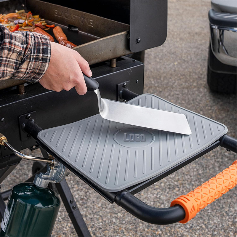 Silicone Large Griddle Spatula Mat,Silicone Large Griddle Spatula Mat, Serving Spoon Drip Pad & Grill Utensil Holder for Kitchen, Stovetop, Cooking & Countertop-Heat Resistant, Non Slip, Heavy Duty