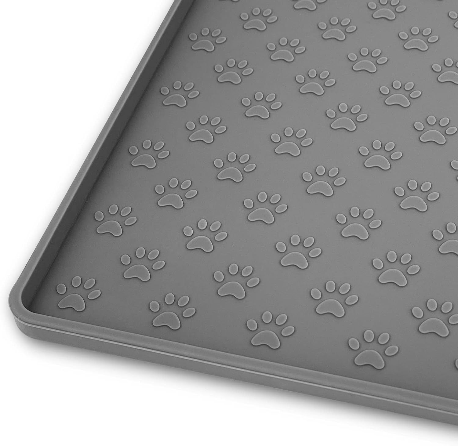 Pet Placemat for Dog and Cat,Pet Placemat for Dog and Cat, Silicone Mat for Prevent Food and Water Overflow, Suitable for Small, Medium and Big Pet