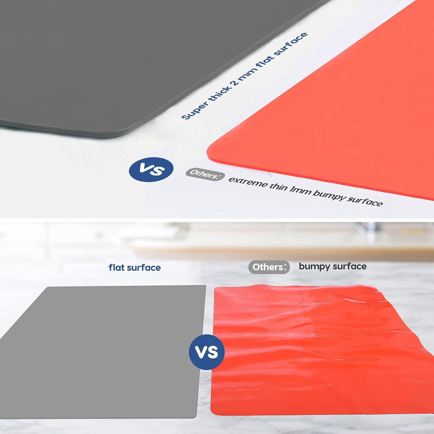 Silicone Counter Mat,Silicone Counter Mat, Countertop Protector,  silicone mat，Large Table Mat