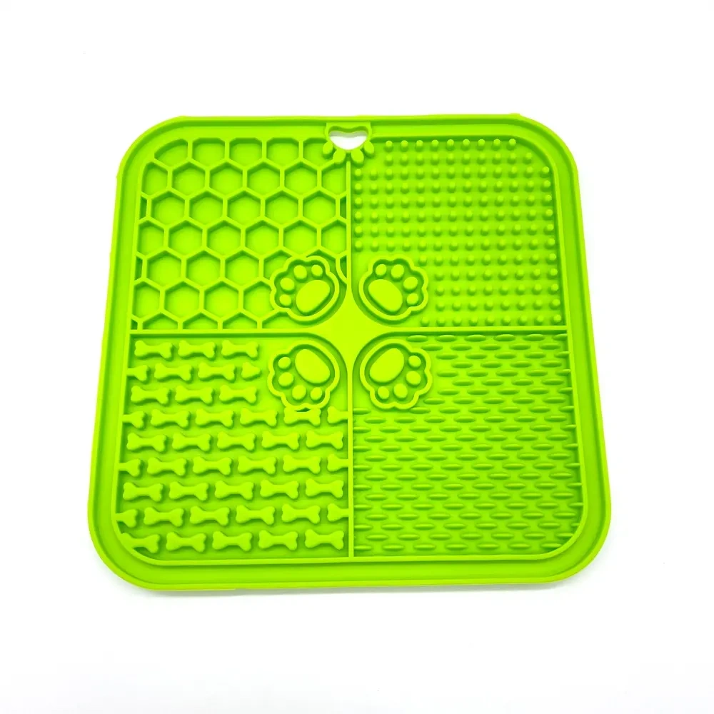 Training Slow Feeder Dog Bowls Licking Mat,Licking Mat for Dogs with Suction Cups, slow feeder dog bowl,silicone slow feeder