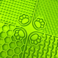 Training Slow Feeder Dog Bowls Licking Mat,Licking Mat for Dogs with Suction Cups, slow feeder dog bowl,silicone slow feeder