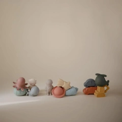 Bath Toys for Kids Ages,Bath Toys for Kids Ages,  Mold Free Toddler Bath Toys for  Water Table Pool Toys Silicone Bath Toy for Babies 6-12 Months