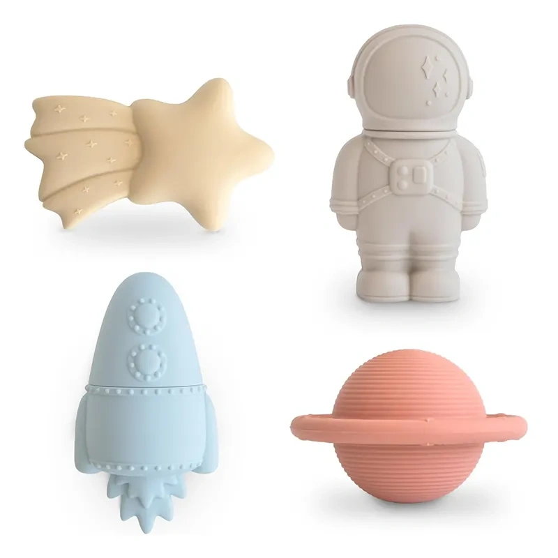 Bath Toys for Kids Ages,Bath Toys for Kids Ages,  Mold Free Toddler Bath Toys for  Water Table Pool Toys Silicone Bath Toy for Babies 6-12 Months