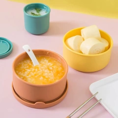 Silicone Bowls with Lids Set Reusable Food Container,Silicone Bowls with Lids Set Reusable Food Container with Airtight Lids Versatile for Storing Meals Microwave/Dishwasher/Freezer