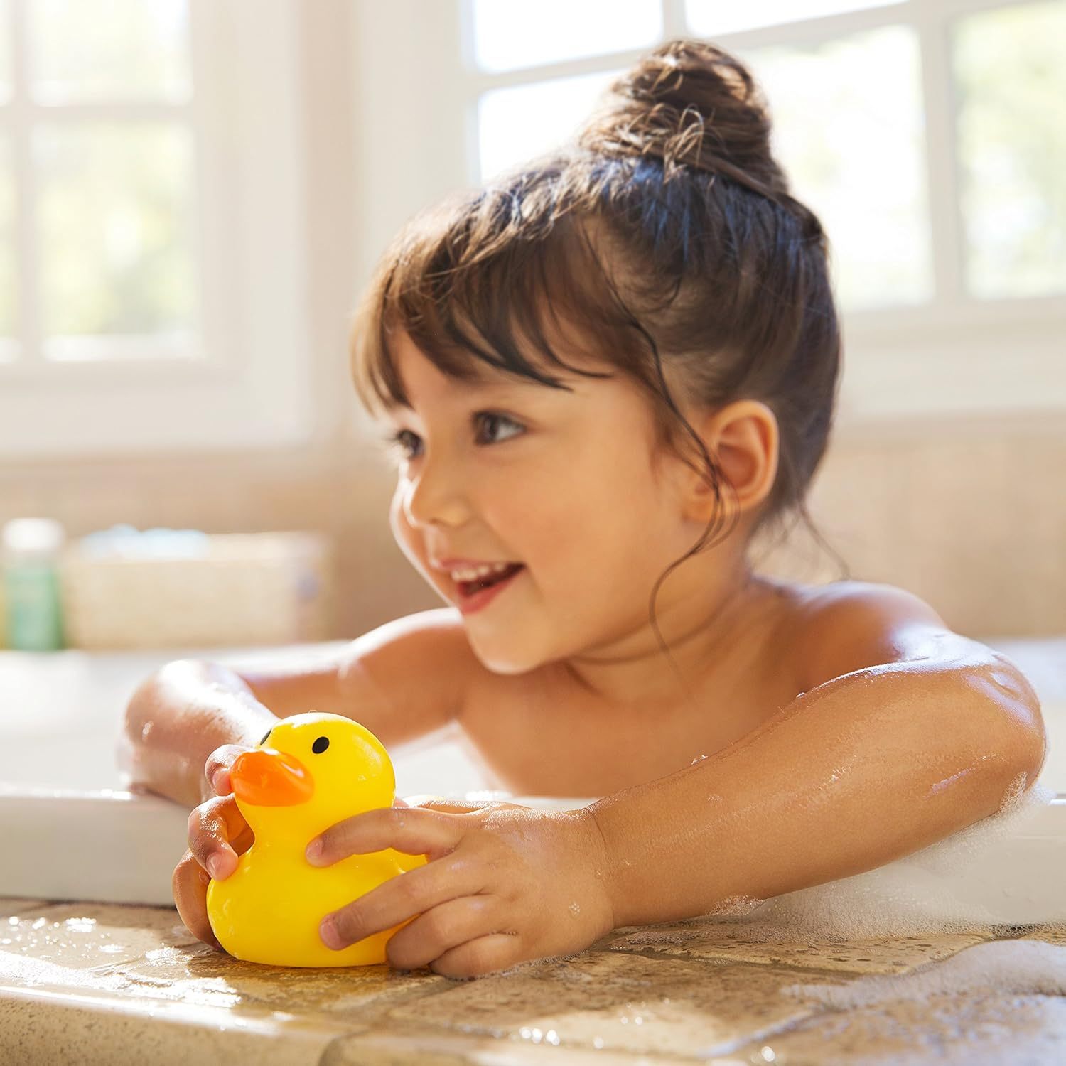 Bath Ducky Toy, Yellow,Bath Ducky Toy, Yellow