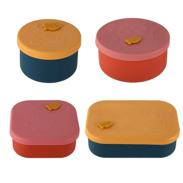 Food Storage Lunch Container Silicone Bento Box