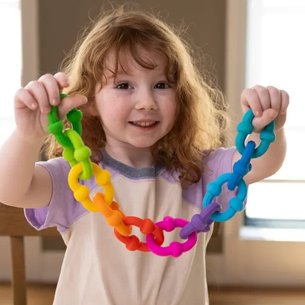 Silicone Toys Plip Links,Silicone Toys Plip Links - Building & Construction Creative Play Set -fat brain toy for Kids Ages 3 to 12