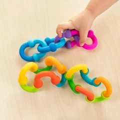 Silicone Toys Plip Links,Silicone Toys Plip Links - Building & Construction Creative Play Set -fat brain toy for Kids Ages 3 to 12