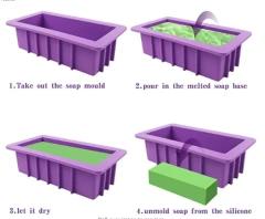 Silicone Custom Large Soap Mold,Silicone Soap Mold, Custom Large Soap Mold for Handmade Loaf Baby Food