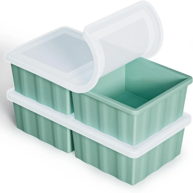 Silicone Freezer Tray for Soup Ice Cubes