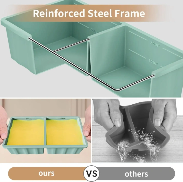 Silicone Freezer Tray for Soup Ice Cubes