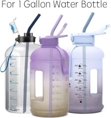 Silicone Drinking Straws with Cleaning Brushes,Reusable Silicone Straws, Long Flexible Silicone Drinking Straws with Cleaning Brushes - BPA-Free