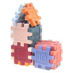 Soft Building Blocks Puzzle,Stacking Toys - Soft Building Blocks, Montessori Educational Toddler Sensory Learning, Baby Bath Toys