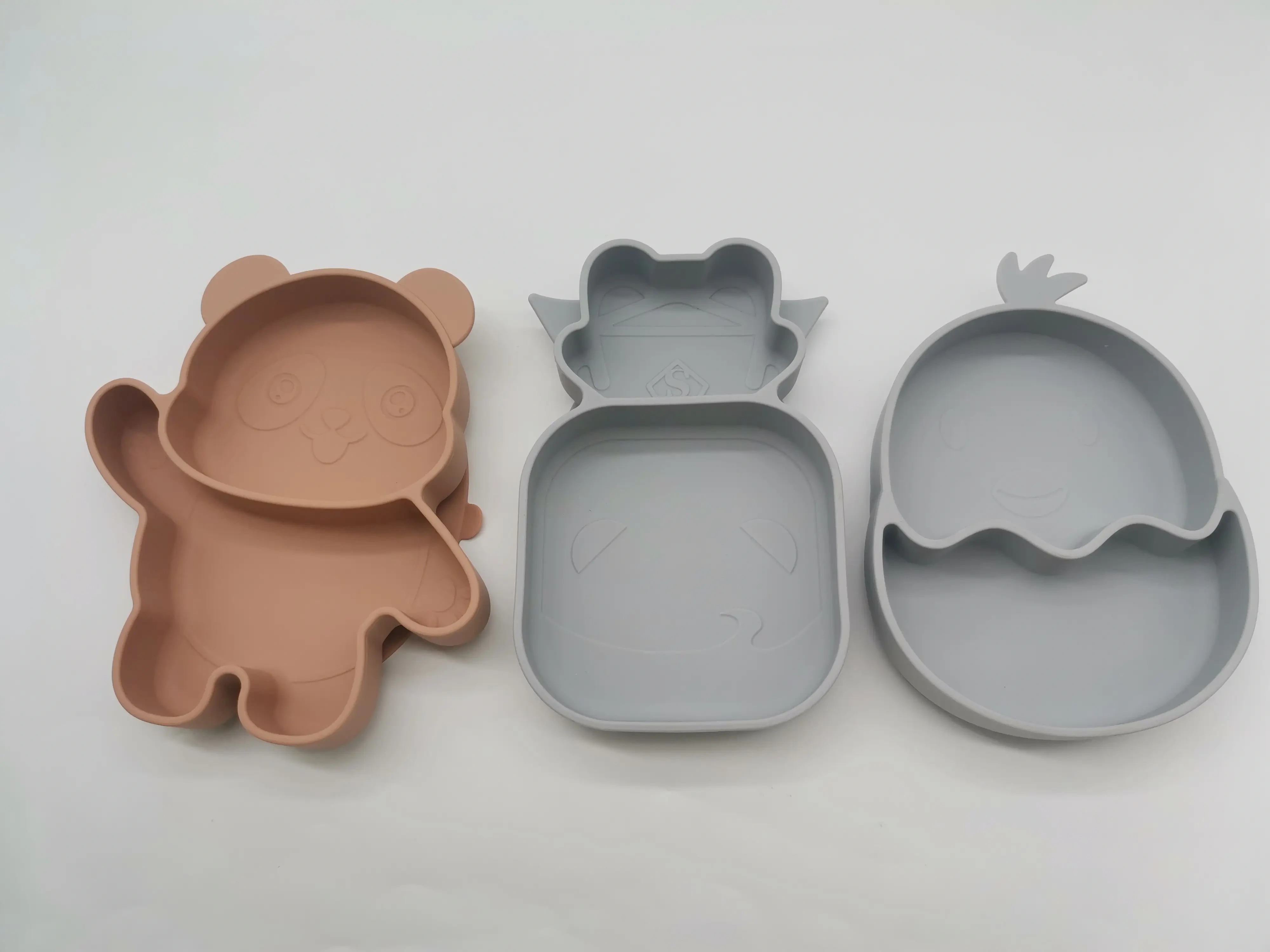 Divided Silicone Suction Plate for Babies and Toddlers,Divided Silicone Suction Plate for Babies and Toddlers – 100% BPA-Free, Dishwasher, Microwave Safe, Non-Toxic Baby Feeding Plate - Fits Most High Chairs