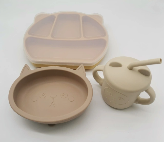 Divided Silicone Suction Plate for Babies and Toddlers