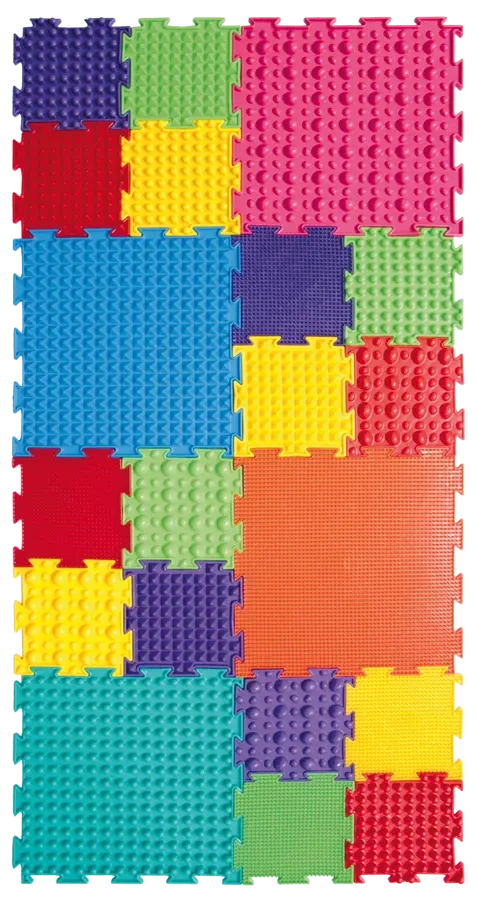 Custom Baby Massage Mats,Sensory Mat Module Set of Massage Game Mats for Kids Orthopedic Massage Puzzle Floor Mats Sensory Toys for Autistic Children