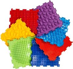 Custom Baby Massage Mats,Sensory Mat Module Set of Massage Game Mats for Kids Orthopedic Massage Puzzle Floor Mats Sensory Toys for Autistic Children
