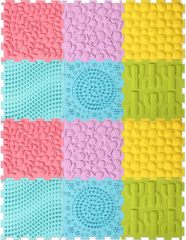 Custom Baby Massage Mats,Sensory Mat Module Set of Massage Game Mats for Kids Orthopedic Massage Puzzle Floor Mats Sensory Toys for Autistic Children