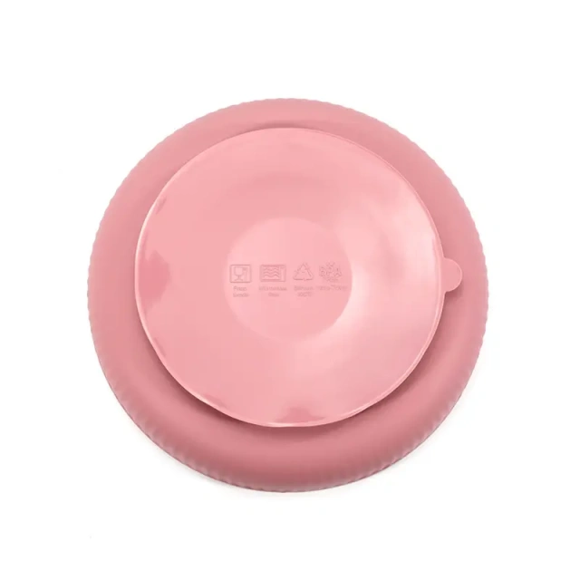 Silicone Strong Suction Feeding Plate for Infant Baby,Bpa-free Non-Slip Children Dinner Dishes Silicone Strong Suction Feeding Plate for Infant Baby Kids Toddler