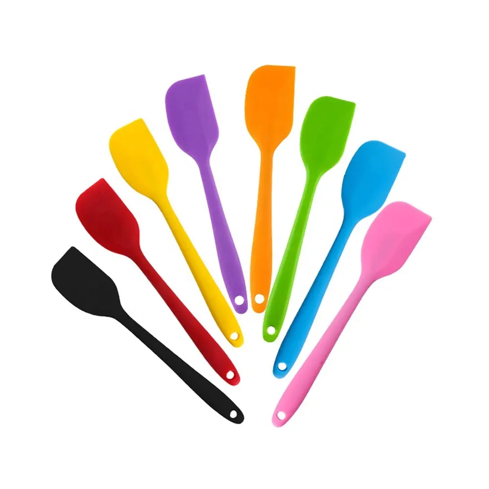 Silicone Spatula Set,Silicone Spatula Set, Food Grade Rubber Spatula, Upgrade Strong Handle with Ergonomic Grip, Heat Resistant Up to 600°F for Nonstick Cookware, Cooking