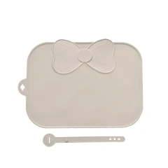 Silicone Placemats Durable Food Grade Silicone,Silicone Placemats for Toddler, Non-Slip Baby Table Mat for Restaurants, Dishwasher Safe & Travel Ready | Wipeable Kids Placemats for Dining Table