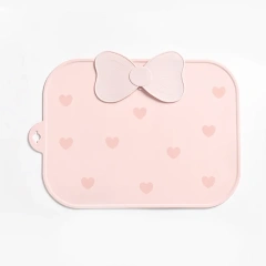 Silicone Placemats Durable Food Grade Silicone,Silicone Placemats for Toddler, Non-Slip Baby Table Mat for Restaurants, Dishwasher Safe & Travel Ready | Wipeable Kids Placemats for Dining Table