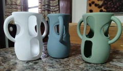 Silicone Sleeves for Philips Avent Glass Bottle,Silicone Sleeves for Philips Avent Glass Bottle - Anti Breakage Baby Bottle Holder with Handles for Phillips Avent Glass Bottles 8 oz & 4 oz