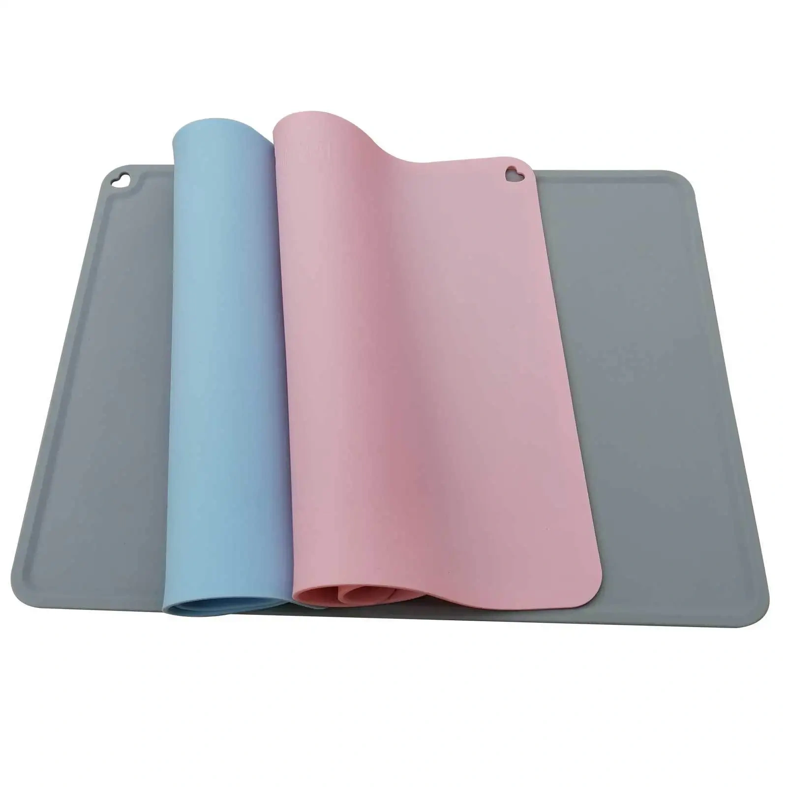Silicone Placemat with Raised Edges for Kids,Silicone Placemats with Raised Edges for Kids, Kids Placemat for Dining Table, Silicone Table Mat Portable Reusable Non-Slip Mats for Kids Toddler Children