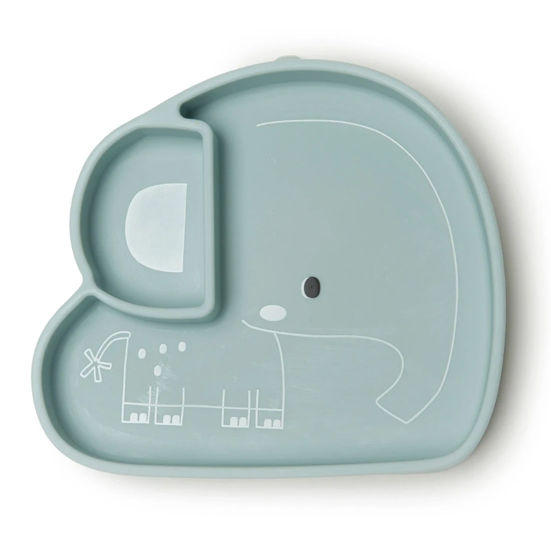 Silicone Plate for Baby and Toddler,Toddler Suction Plates, Stay Put Divided Baby Plates, BPA-Free 100% Food-Grade Silicone Unbreakable Baby Plate, Baby Feeding Supplies