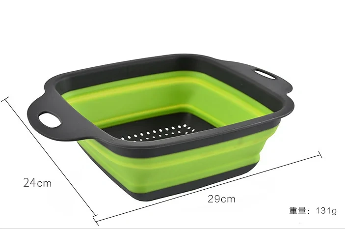 Collapsible Colander Set of Silicone Kitchen Strainer,Collapsible Colander of Silicone Kitchen Strainer, Perfect for Draining Pasta, Vegetable and fruit for Kitchen and Travel Use，BPA free