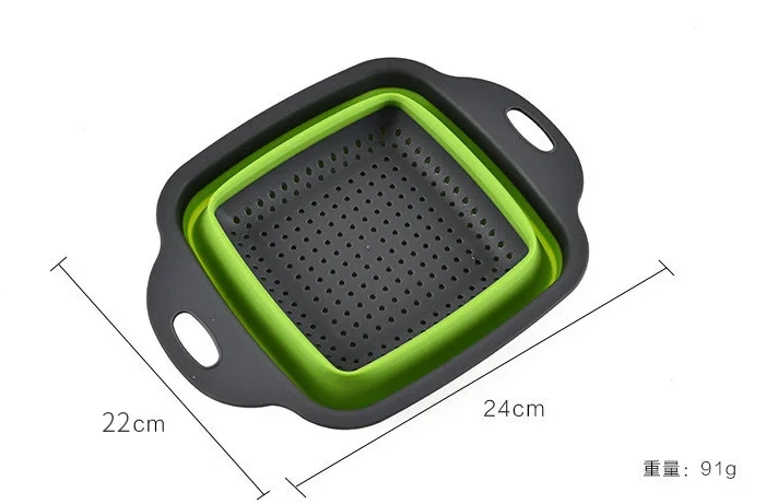 Collapsible Colander Set of Silicone Kitchen Strainer,Collapsible Colander of Silicone Kitchen Strainer, Perfect for Draining Pasta, Vegetable and fruit for Kitchen and Travel Use，BPA free