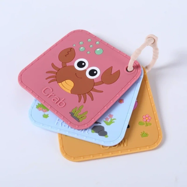 Education Sensory Waterproof Bath Toy,Bath Toy, Silicone Ocean Bath Book, Bath Fun Time Book, Early Education Bath Time Toy for Boy and Girls