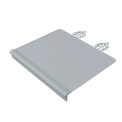 100% Silicone Placemat,100% Silicone Placemat with Teething Edge Bumper Spill Stopper, Travel Ready Non-Slip Suction Activity Mat for Infants