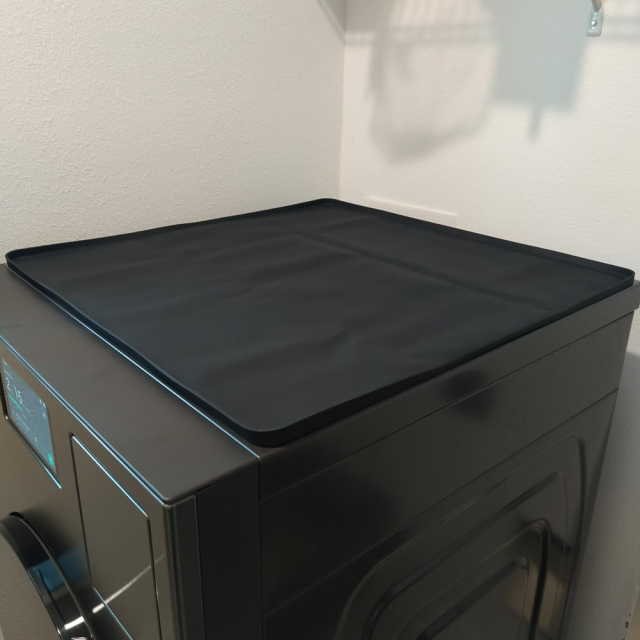 Silicone Washing Machine Cover,Washer and Dryer Covers for the Top, Silicone Washing Machine Cover, Dryer Top Protector Mat, Washer Dryer Countertop