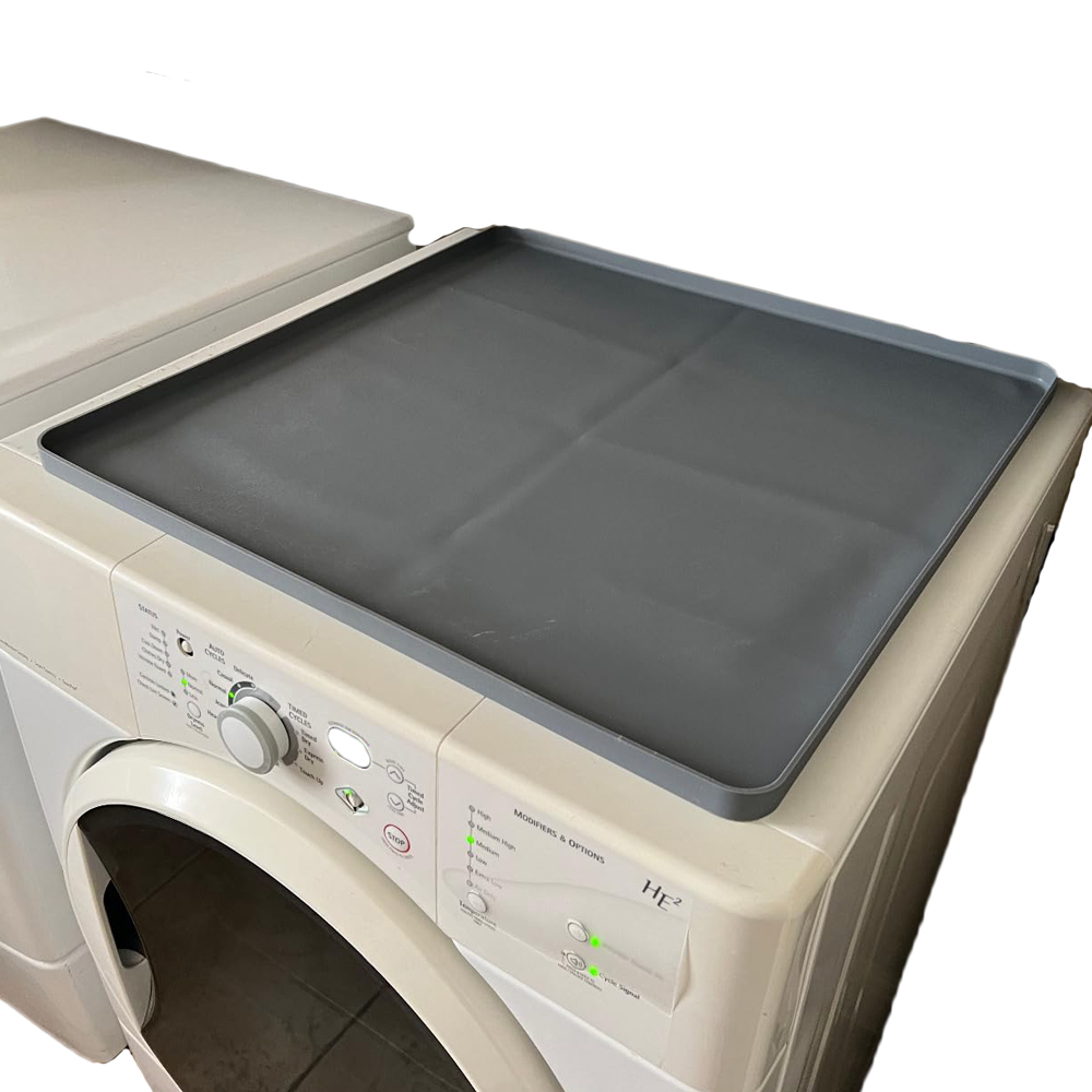 Silicone Washing Machine Cover,Washer and Dryer Covers for the Top, Silicone Washing Machine Cover, Dryer Top Protector Mat, Washer Dryer Countertop