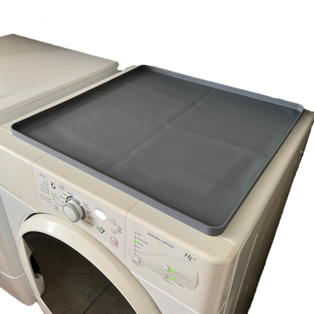 Silicone Washing Machine Cover,Washer and Dryer Covers for the Top, Silicone Washing Machine Cover, Dryer Top Protector Mat, Washer Dryer Countertop