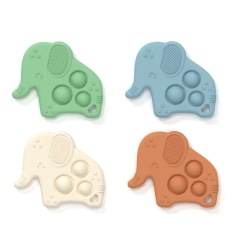 New Cute Silicone Teether,New Cute Silicone Teether, Custom Silicone Popper Teether Manufactory in China, Sensory Popper Teething Toys