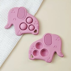 New Cute Silicone Teether,New Cute Silicone Teether, Custom Silicone Popper Teether Manufactory in China, Sensory Popper Teething Toys