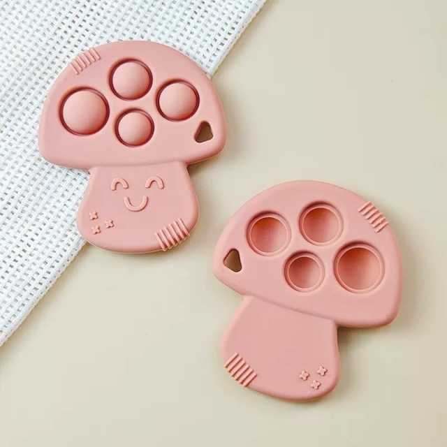 New Cute Silicone Teether,New Cute Silicone Teether, Custom Silicone Popper Teether Manufactory in China, Sensory Popper Teething Toys