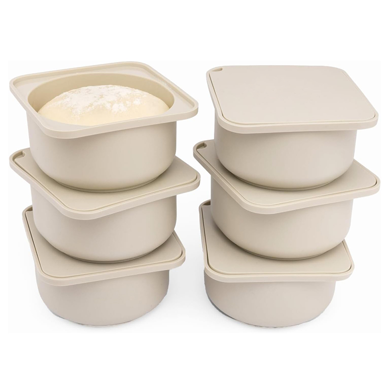 Custom Silicone Pizza Dough Proofing Containers,Custom Silicone Pizza Dough Proofing Containers with Lids, Pizza Making Accessories