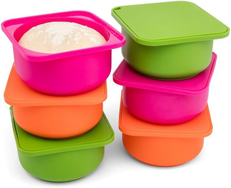 Custom Silicone Pizza Dough Proofing Containers,Custom Silicone Pizza Dough Proofing Containers with Lids, Pizza Making Accessories