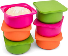 Custom Silicone Pizza Dough Proofing Containers,Custom Silicone Pizza Dough Proofing Containers with Lids, Pizza Making Accessories
