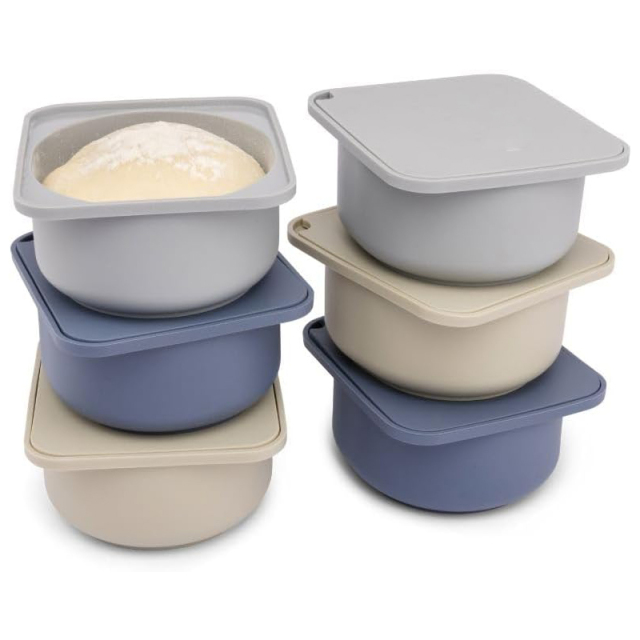 Custom Silicone Pizza Dough Proofing Containers,Custom Silicone Pizza Dough Proofing Containers with Lids, Pizza Making Accessories