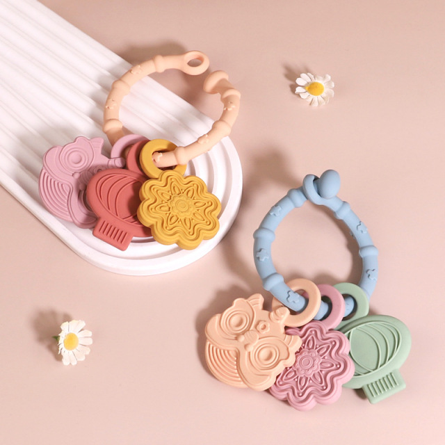 Silicone Nature Teething Ring Toy,Silicone Nature Teething Ring Toy，Teething Toy， Baby Teethers