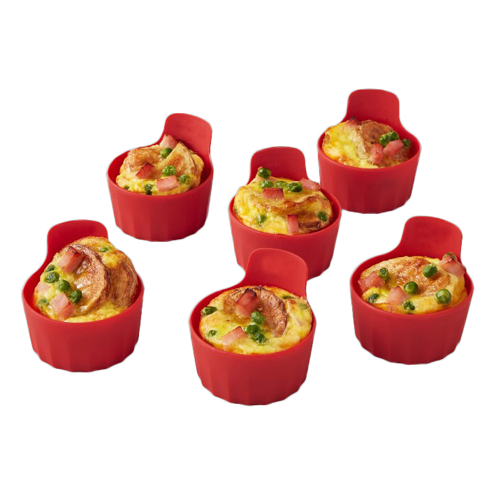 Air Fryer Baking Cups,Air Fryer Baking Cups, Suitable for Microwave and Oven, Silicone Baking Ramekins for Muffins, Puddings, Eggs and Cupcakes, Silicone Muffin Cups for Air Fry