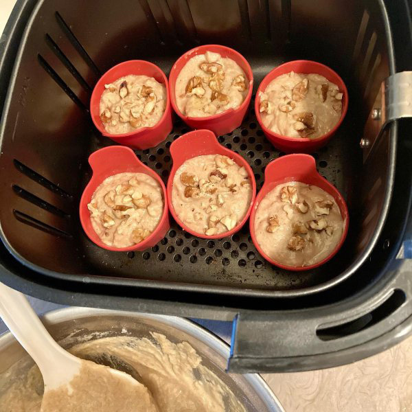 Air Fryer Baking Cups,Air Fryer Baking Cups, Suitable for Microwave and Oven, Silicone Baking Ramekins for Muffins, Puddings, Eggs and Cupcakes, Silicone Muffin Cups for Air Fry