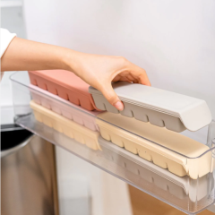 Ice Cube Trays ,Silicone with Removable Lid,Ice Cube Trays ,Silicone with Removable Lid, Easy-Release Flexible 6-cube Trays, LFGB Certified and BPA Free, Stackable Covers for Cocktail, Freezer