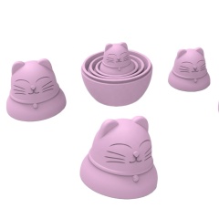 BPA Free Educational Building Blocks Stacking Cups,BPA Free Educational Building Blocks Stacking Cups Kids Toddler Silicone Stacking Nesting Dolls Toys