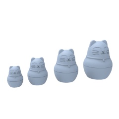BPA Free Educational Building Blocks Stacking Cups,BPA Free Educational Building Blocks Stacking Cups Kids Toddler Silicone Stacking Nesting Dolls Toys