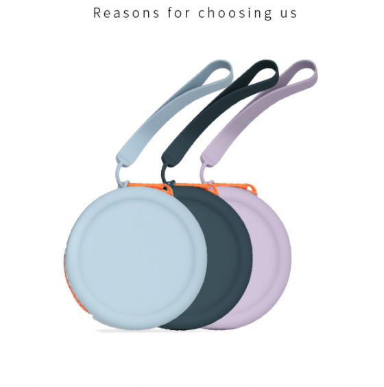 Round Silicone Pocket Change Zipper Wallet Pocket,The New Round Silicone Pocket Change Zipper Wallet Pocket Earphone Jewelry Silicone Bag Design